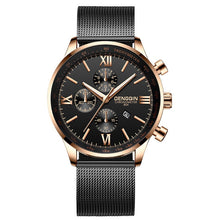 Load image into Gallery viewer, Stainless Steel Casual Quartz Analog Men Watch