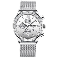 Load image into Gallery viewer, Stainless Steel Casual Quartz Analog Men Watch