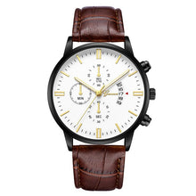 Load image into Gallery viewer, Luxury Stainless Steel Leather Analog Alloy Quartz Men Watch
